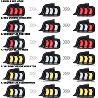 Feux Arrière LED RGB Ford Mustang S197 2005-2009 - vue arrière - Becquet Voiture