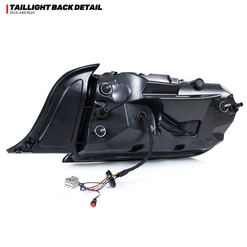 Feux Arrière LED RGB Ford Mustang S550 2015-2023 - installé sur véhicule - Becquet Voiture
