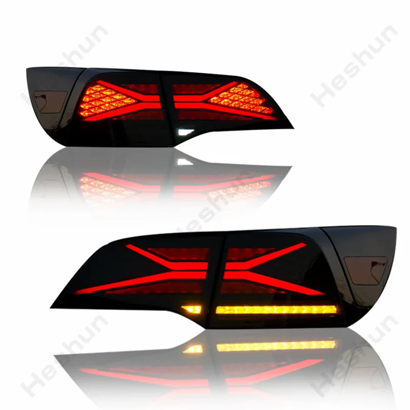 Feux Arrière LED RGB Tesla Model 3 Model Y (2018-2023) Animation - en situation - Becquet Voiture