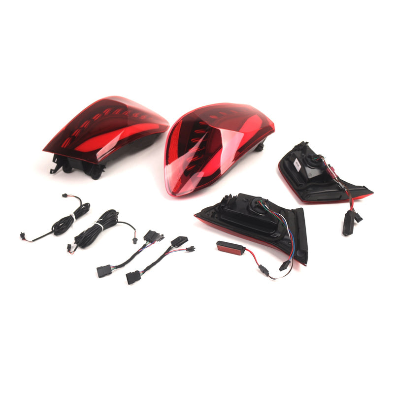 Feux Arrière LED Rouges BMW M4 F82 F32 F36 2014-2020 - en situation - Becquet Voiture