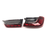 Feux Arrière LED Rouges BMW Série 3 G20 G28 G80 M3 2019-2024 - vue de face 2 - Becquet Voiture