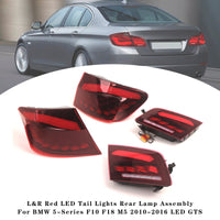Feux Arrière LED Rouges BMW Série 5 F10 F18 M5 - vue de profil - Becquet Voiture