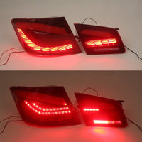Feux Arrière LED Rouges BMW Série 5 F10 F18 M5 - vue rapprochée - Becquet Voiture