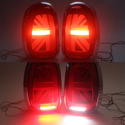 Feux Arrière LED Rouges Mini Countryman R60 2010-2016 - vue de dessus - Becquet Voiture