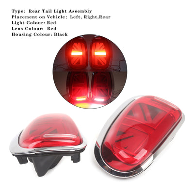 Feux Arrière LED Rouges Mini Countryman R60 2010-2016 - vue de profil - Becquet Voiture