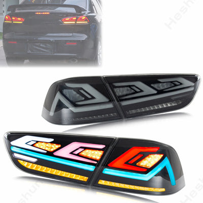 Feux Arrière LED Séquentiels Mitsubishi Lancer EVO X 2008-2015 - détail du montage - Becquet Voiture