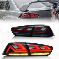 Feux Arrière LED Séquentiels Mitsubishi Lancer EVO X 2008-2015 - vue de profil - Becquet Voiture