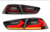 Feux Arrière LED Séquentiels Mitsubishi Lancer EVO X 2008-2015 - vue rapprochée - Becquet Voiture