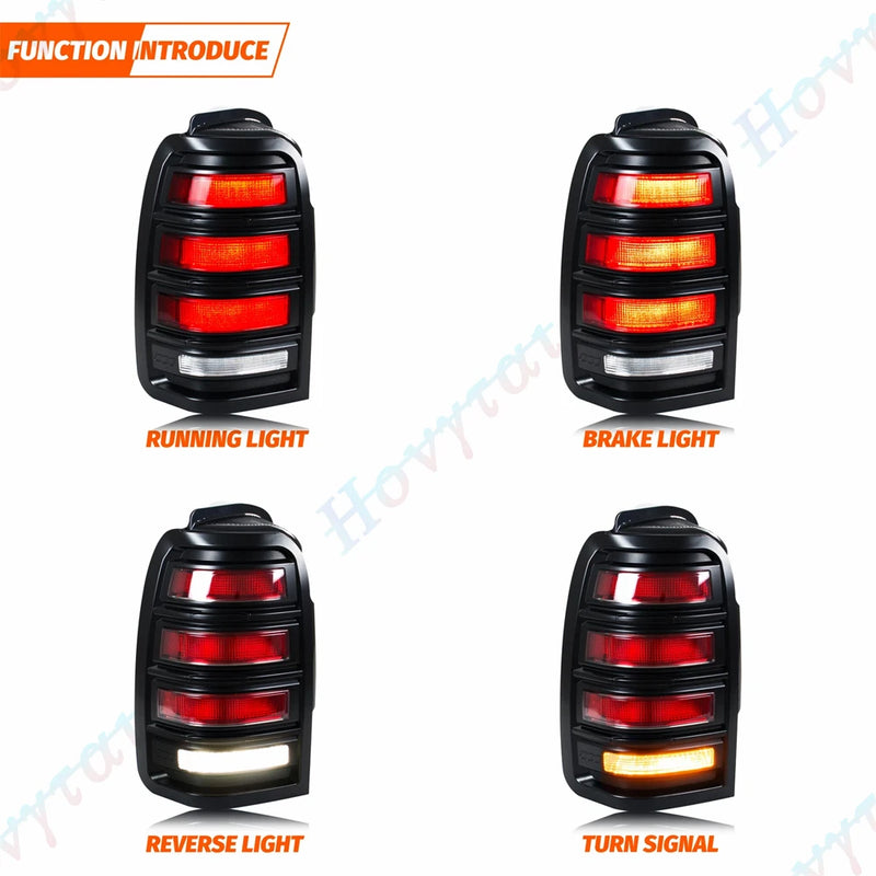 Feux Arrière LED Toyota 4Runner 1996-2002 - vue arrière - Becquet Voiture