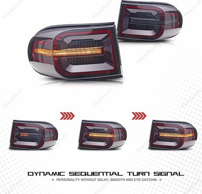 Feux Arrière LED Toyota FJ Cruiser Look Sport - vue arrière - Becquet Voiture