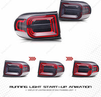 Feux Arrière LED Toyota FJ Cruiser Look Sport - vue de trois-quarts - Becquet Voiture