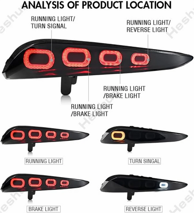 Feux Arrière LED Toyota GR Supra A90 Look Sport - installé sur véhicule - Becquet Voiture