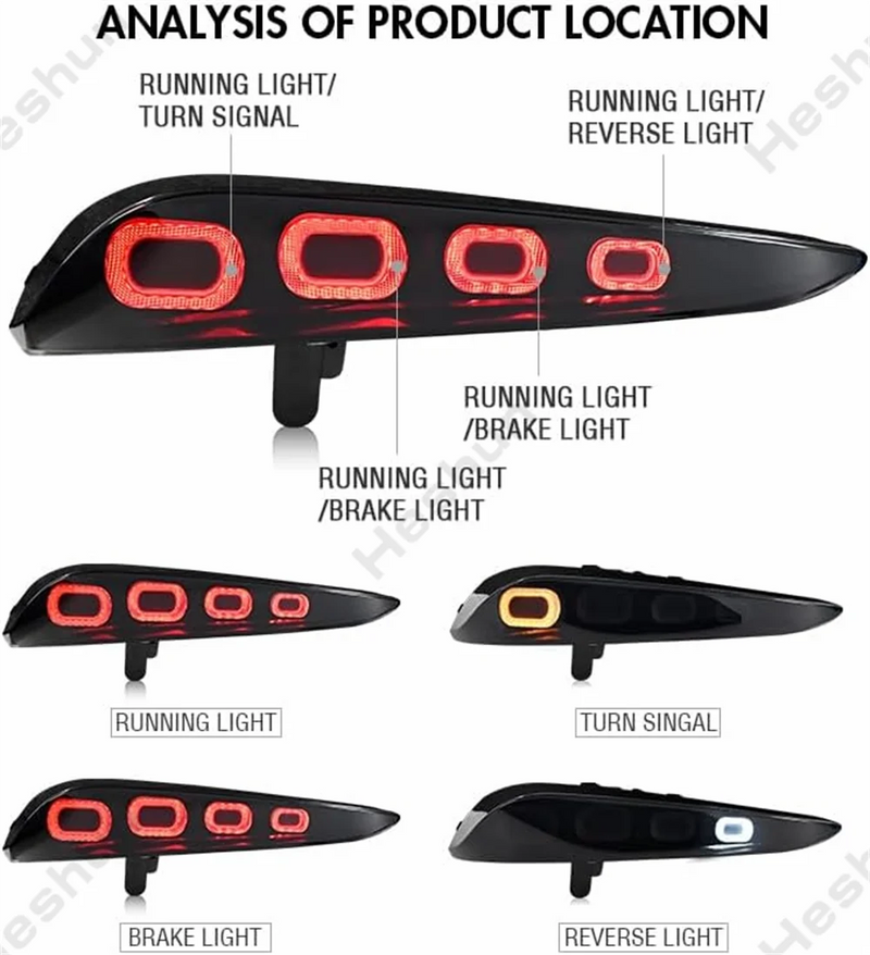 Feux Arrière LED Toyota GR Supra A90 Look Sport - installé sur véhicule - Becquet Voiture