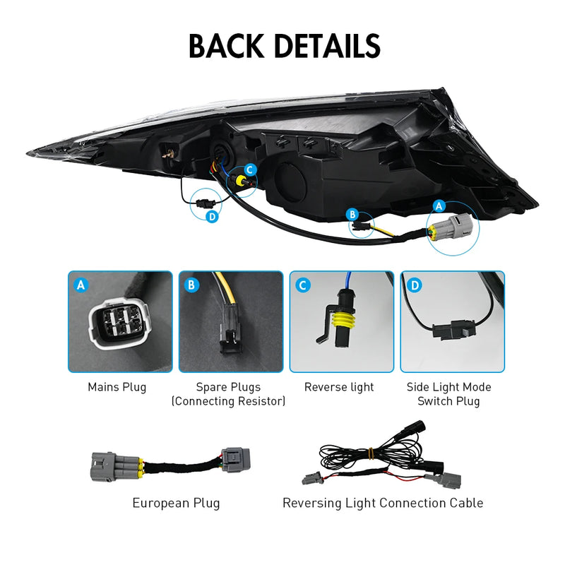 Feux Arrière LED Toyota GR86 Subaru BRZ ZN8 ZD8 2021-2024 - installé sur véhicule - Becquet Voiture