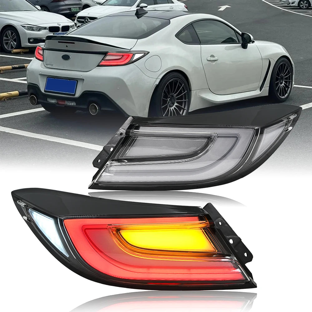 Feux Arrière LED Toyota GR86 Subaru BRZ ZN8 ZD8 2021-2024 - vue de face - Becquet Voiture