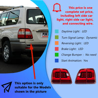 Feux Arrière LED Toyota Land Cruiser Lc100 Lexus Lx470 - détail du montage - Becquet Voiture