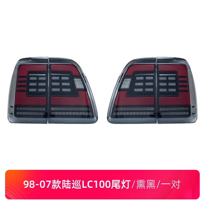 Feux Arrière LED Toyota Land Cruiser Lc100 Lexus Lx470 - vue de trois-quarts - Becquet Voiture