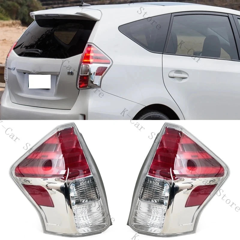 Feux Arrière LED Toyota Prius V 2015-2018 - vue de face - Becquet Voiture