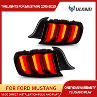 Feux Arrière LED Vland Ford Mustang S550 (2015-2023) 5 Modes - vue de face - Becquet Voiture