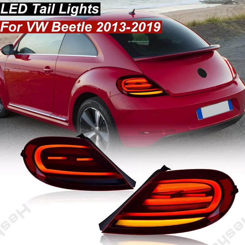 Feux Arrière LED Volkswagen Beetle 2013-2019 Séquentiel - vue de face - Becquet Voiture