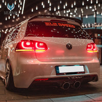 Feux Arrière LED Volkswagen Golf 6 MK6 2008-2014 - packshot studio - Becquet Voiture