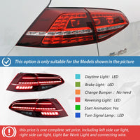 LED Taillights Volkswagen Golf 7 7.5 2013-2021 - fitting detail - Becquet Voiture