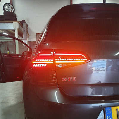 Feux Arrière LED Volkswagen Golf 7 7.5 2013-2021 - packshot studio - Becquet Voiture