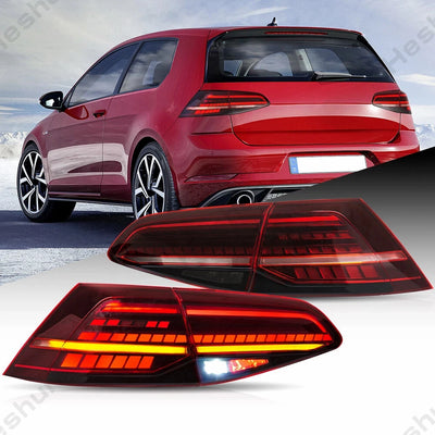 Feux Arrière LED Volkswagen Golf 7 MK7 GTD GTI - détail du montage - Becquet Voiture