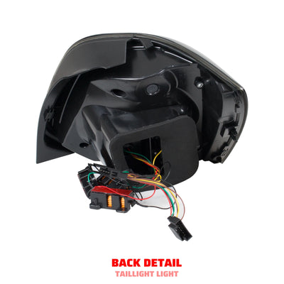 Feux Arrière LED Volkswagen Polo 5 6R 6C 2009-2017 Noir - installé sur véhicule - Becquet Voiture
