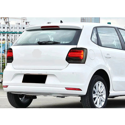 Feux Arrière LED Volkswagen Polo 5 6R 6C 2009-2017 Noir - vue de trois-quarts - Becquet Voiture
