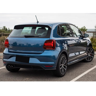 Feux Arrière LED Volkswagen Polo 5 6R 6C 2009-2017 - vue de trois-quarts - Becquet Voiture