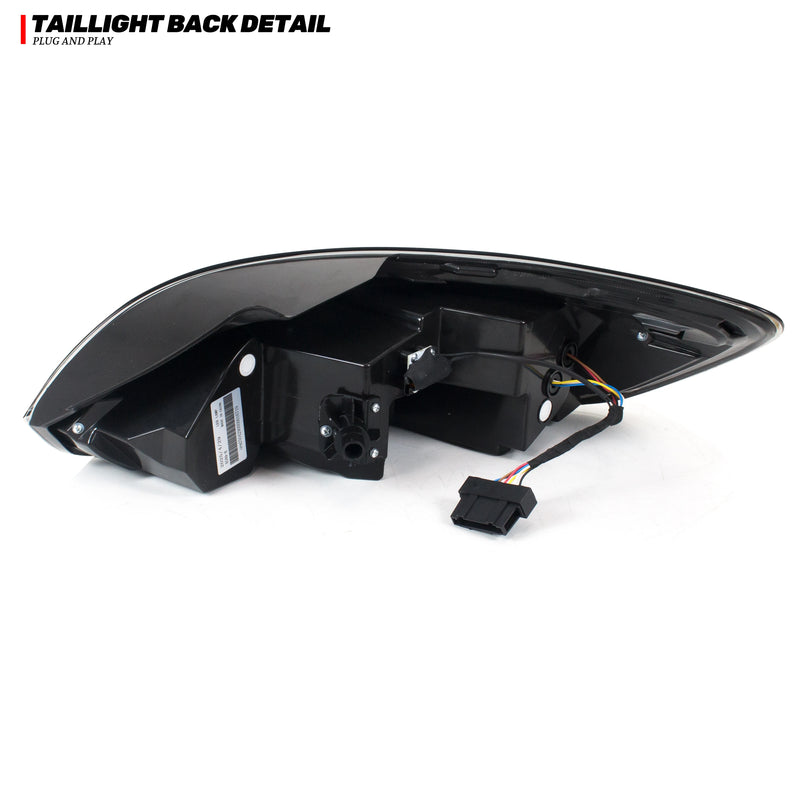 LED Taillights Volkswagen Scirocco 2009-2017 - fitted on vehicle - Becquet Voiture