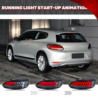 LED Taillights Volkswagen Scirocco 2009-2017 - rear view - Becquet Voiture