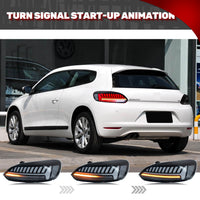 LED Taillights Volkswagen Scirocco 2009-2017 - three-quarter view - Becquet Voiture