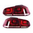 Feux Arrière LED VW Golf 6 2008-2013 Séquentiel