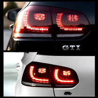 Feux Arrière LED VW Golf 6 2008-2013 Séquentiel - vue rapprochée - Becquet Voiture