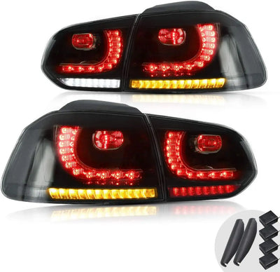Feux Arrière LED VW Golf 6 Mk6 2008-2013 - détail du montage - Becquet Voiture
