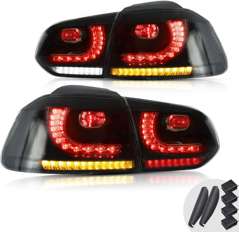 Feux Arrière LED VW Golf 6 Mk6 2008-2013 - détail du montage - Becquet Voiture