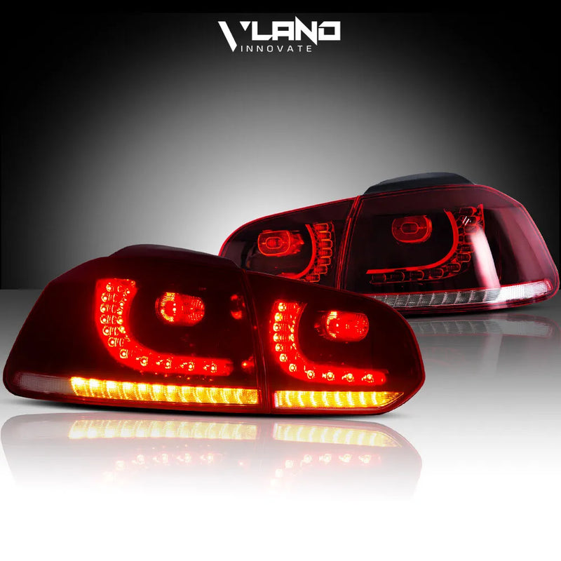 Feux Arrière LED VW Golf 6 MK6 2010-2014 Séquentiels Paire - détail du montage - Becquet Voiture