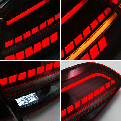 Feux Arrière LED VW Golf 7 7.5 2013-2020 - vue arrière - Becquet Voiture