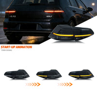 Feux Arrière LED VW Golf 7 MK7 2013-2020 - vue arrière - Becquet Voiture