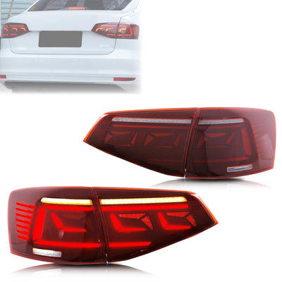 Feux Arrière LED VW Jetta 2015-2018 - vue de face - Becquet Voiture
