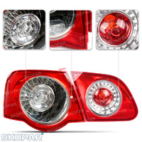 Feux Arrière LED VW Passat B6 2006-2011 4 Pièces Complet - vue de profil - Becquet Voiture