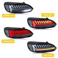 LED Taillights VW Scirocco 3 2008-2017 - side view - Becquet Voiture