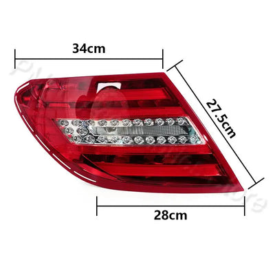 Feux Arrière Mercedes Classe C W204 C180 C200 C260 2011-2014 - vue arrière - Becquet Voiture