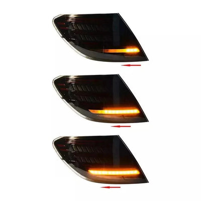 Feux Arrière Mercedes Classe C W204 C250 C300 2007-2014 - installé sur véhicule - Becquet Voiture