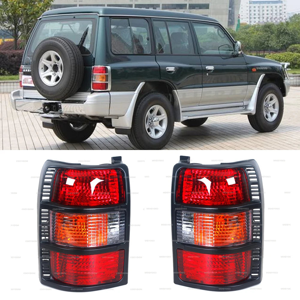 Feux Arrière Mitsubishi Pajero V31 V32 V33 1993-1997 - vue de face - Becquet Voiture