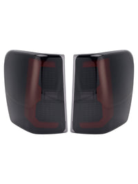 Feux Arrière Noirs Fumés Jeep Grand Cherokee 1999-2004, Lot 2 - vue arrière - Becquet Voiture