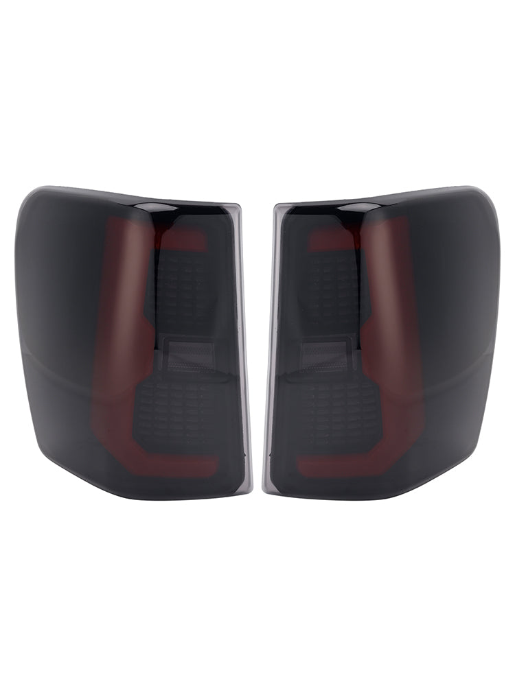 Feux Arrière Noirs Fumés Jeep Grand Cherokee 1999-2004, Lot 2 - vue arrière - Becquet Voiture
