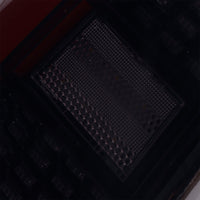 Feux Arrière Noirs Fumés Jeep Grand Cherokee 1999-2004, Lot 2 - vue de profil 2 - Becquet Voiture